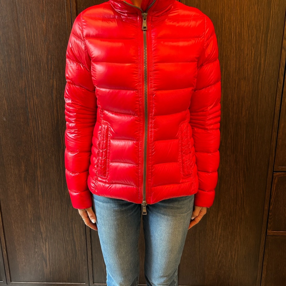 Handstich down filled jacket